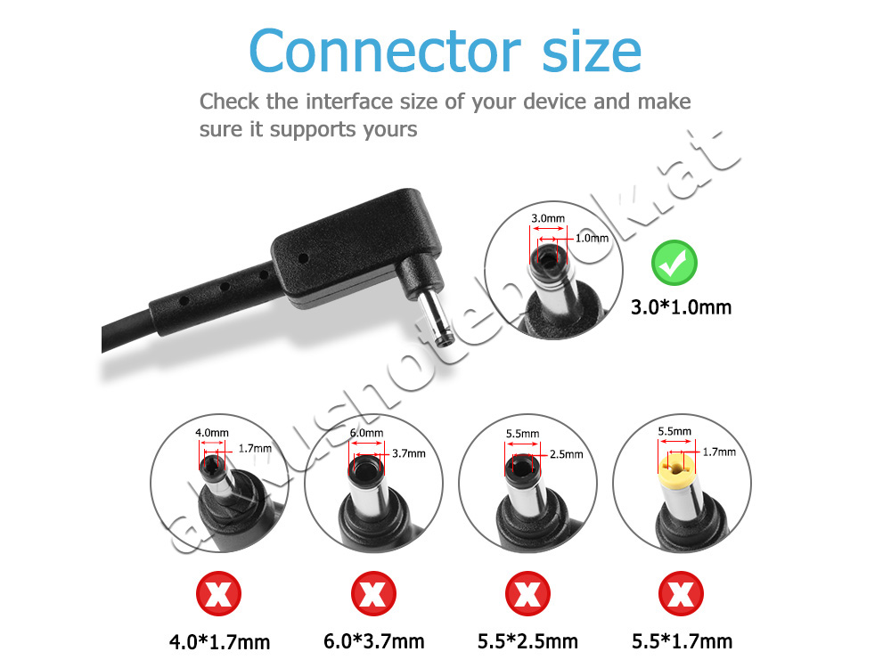 Original 45W Acer A18-045N2A Netzteil Ladegerät + Kabel