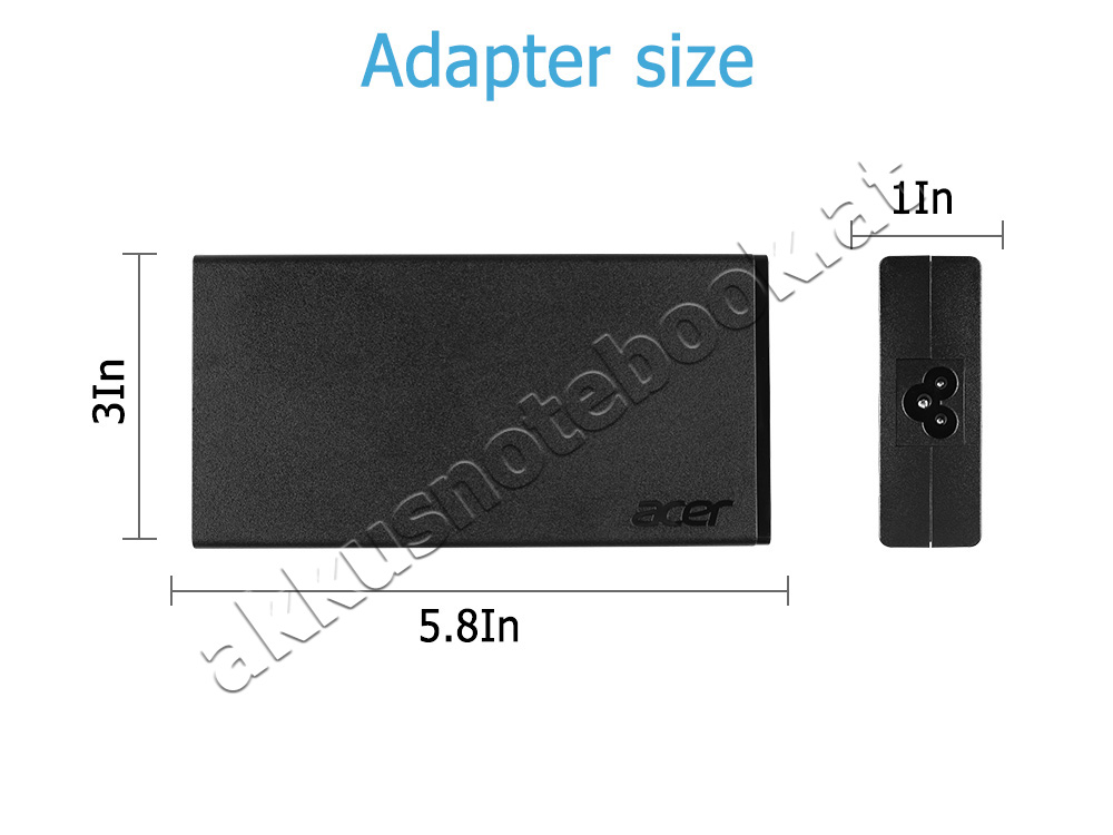 135w Acer Aspire 5 A517-51GP-51WV Netzteil Ladegerät