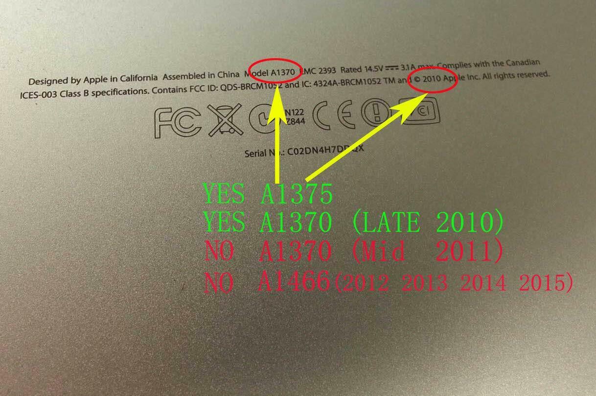 4680mAh 35Wh Akku für Apple MacBook Air 11 2010 MC505LL/A