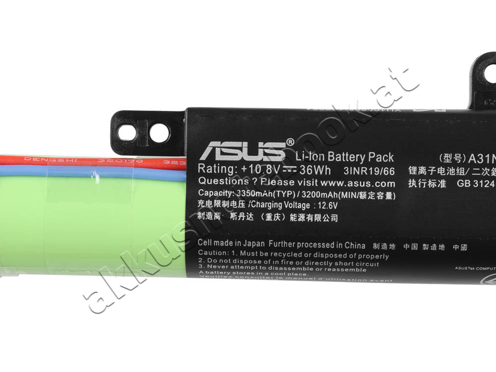3200mAh 36Wh 3 Zellen Akku für Asus VivoBook Max X541UA-WB51