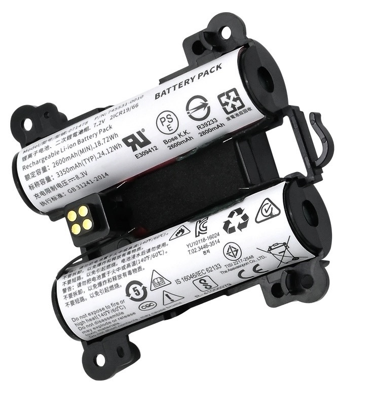 Original 2600mAh 19.24Wh 2-Zellen Bose Soundlink Revolve Plus Akku