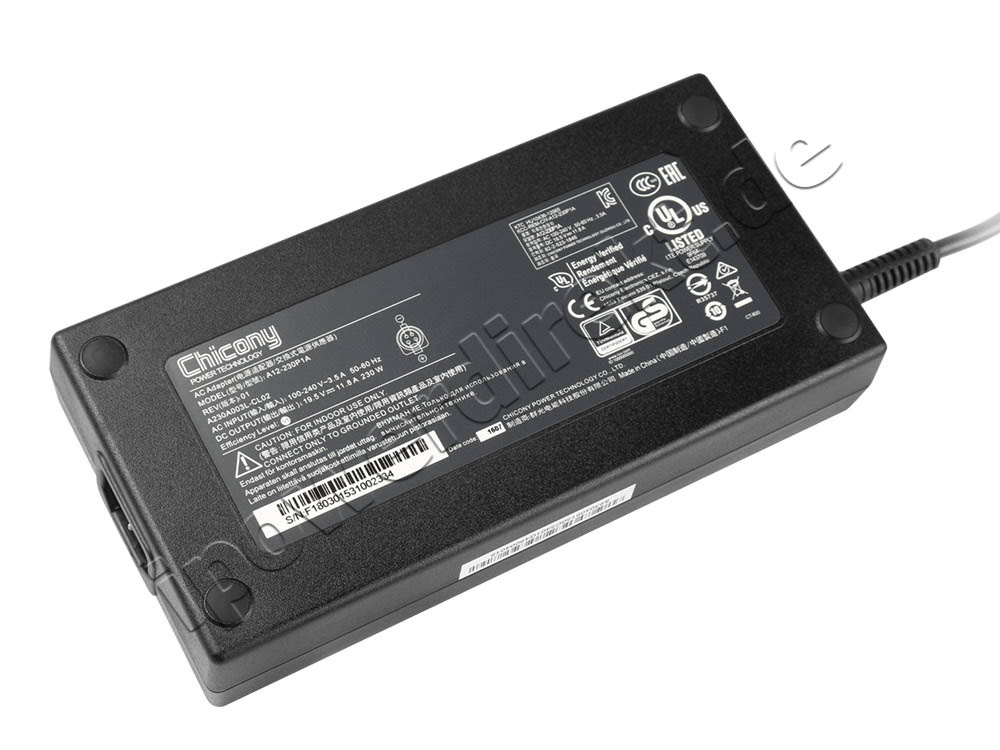 230W Clevo 43-D90F0-020 Netzteil Ladegerät