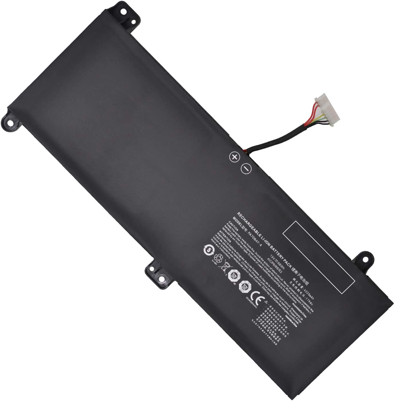 4320mAh 66Wh 4-Zellen Hasee G97E Akku
