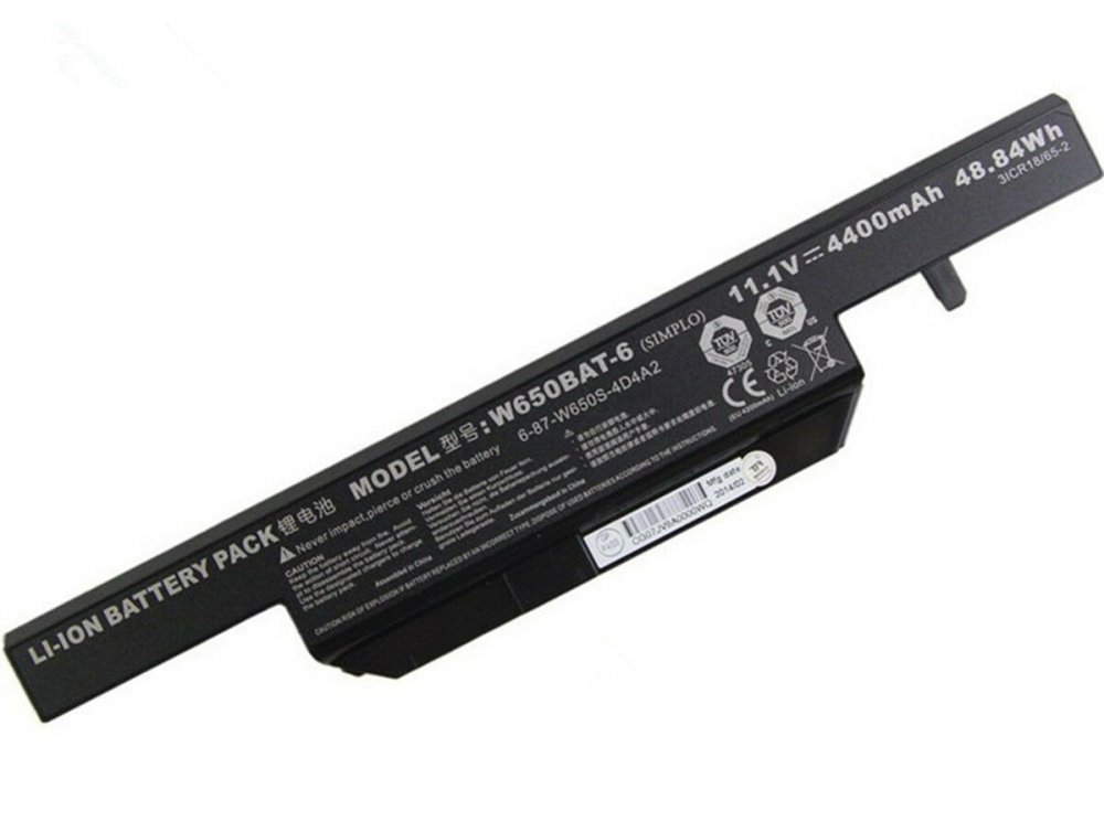 4400mAh 48.84Wh 6 Zellen Akku für Schenker B516 (W650RZ)