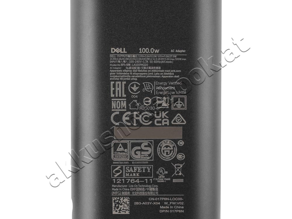 Original 100W USB-C Dell Precision 5490 Workstation Netzteil Ladegerät + Kabel