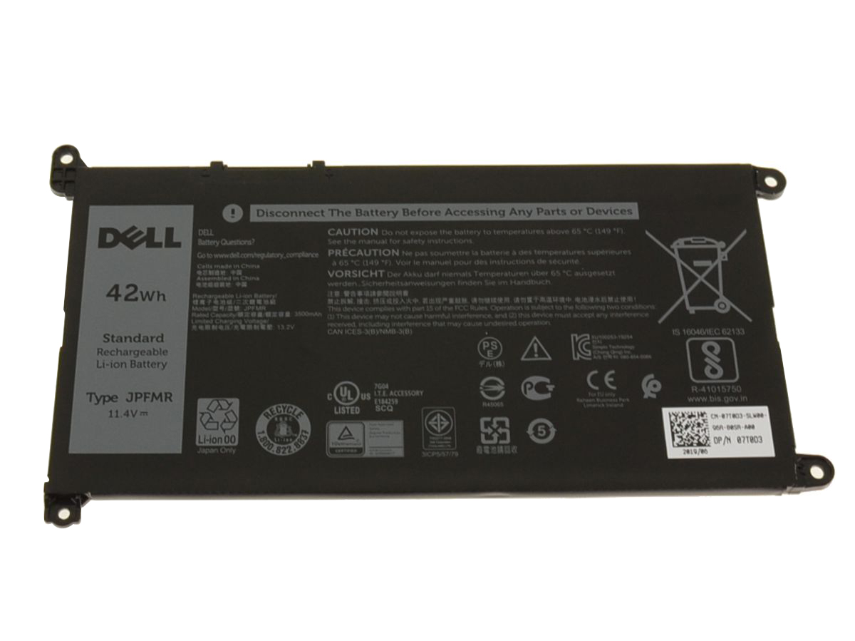 3 Zellen 42Wh Dell Chromebook 3100 P29T P29T001 Akku