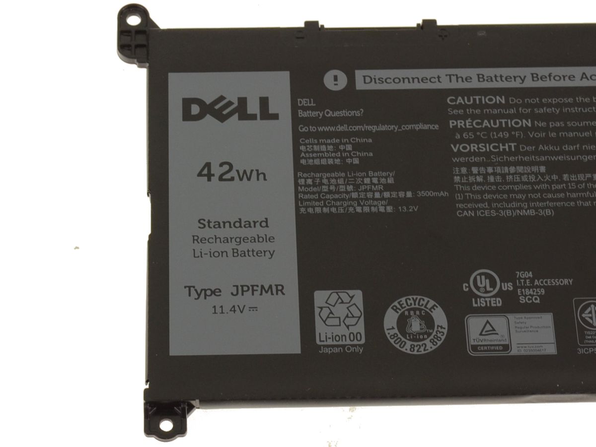 3 Zellen 42Wh Dell Chromebook 3100 2-in-1 P30T P30T001 Akku