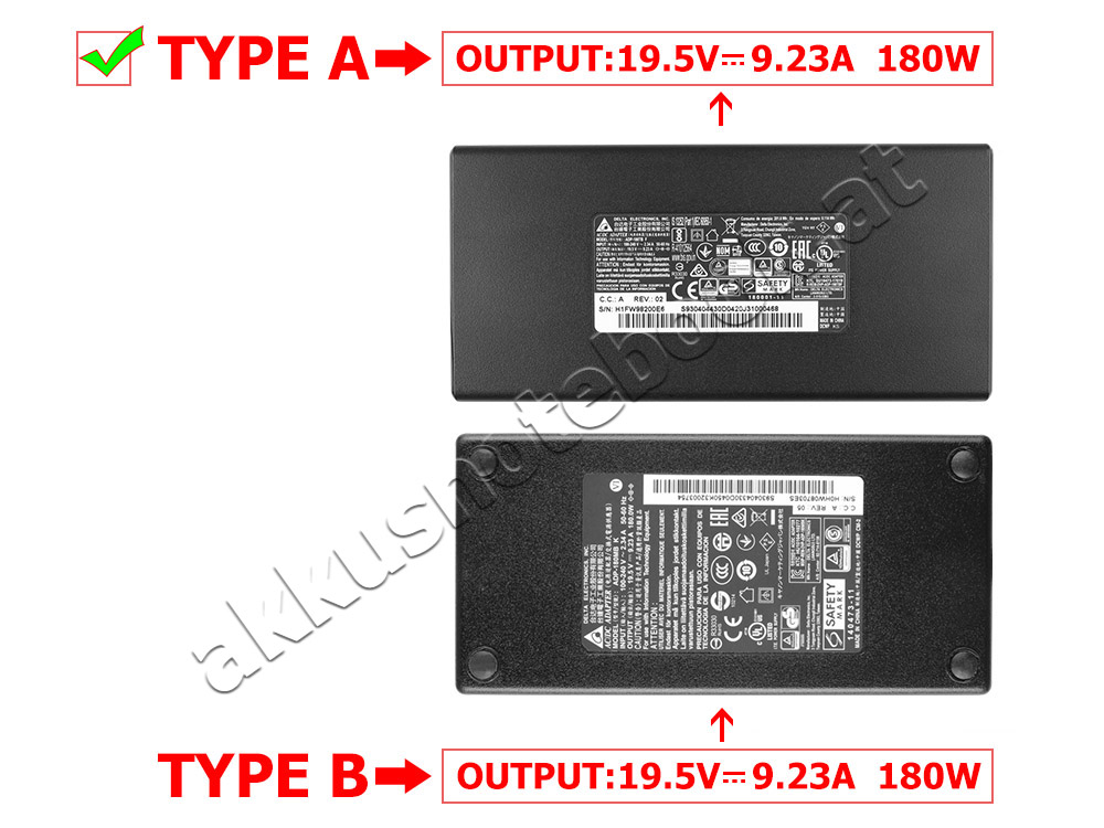 180W MSI Bravo 15 A4DDR Slim Netzteil Ladegerät + Kabel