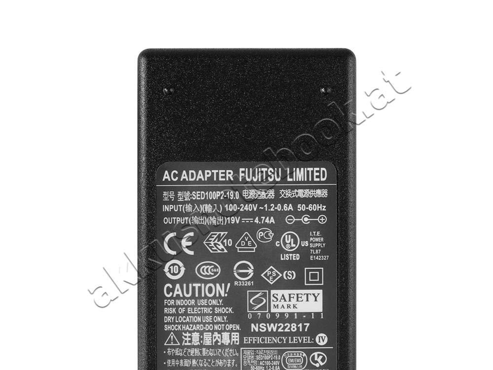 90W Netzteil Ladegerät Fujitsu Stylistic V727 + Frei Ladekabel