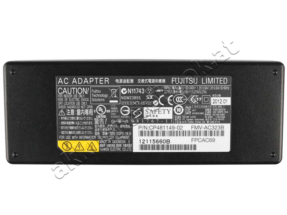 Original 100w Fujitsu CP330515-XX Netzteil Ladegerät
