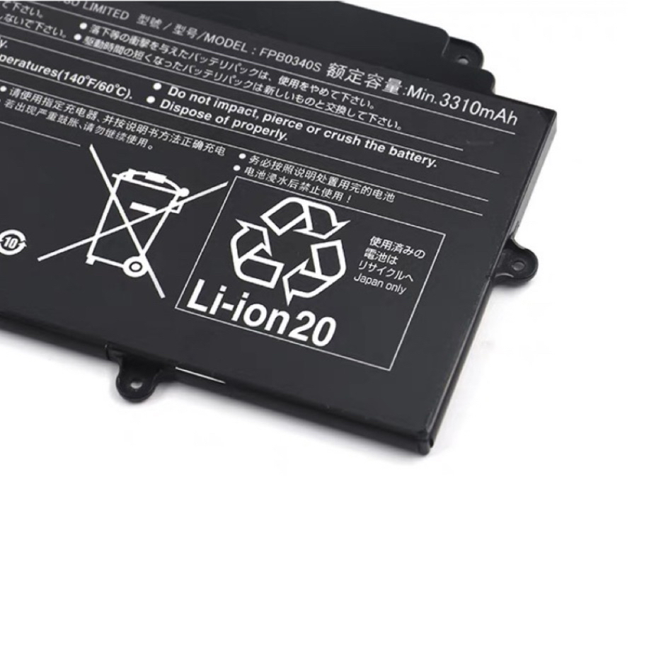 Original 3490mAh 50Wh Fujitsu 34073858 Akku