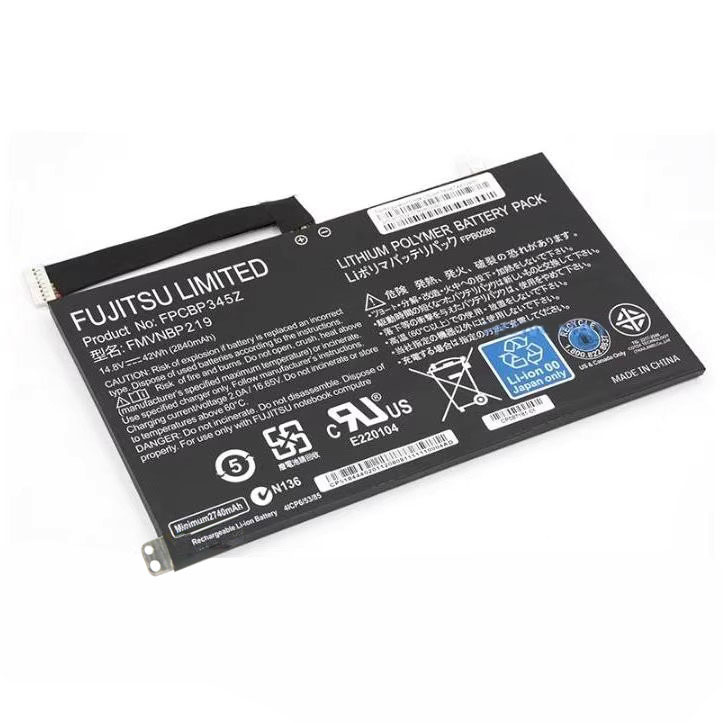 Original 2840mAh 42Wh 4-Zellen Fujitsu UH552 series Akku