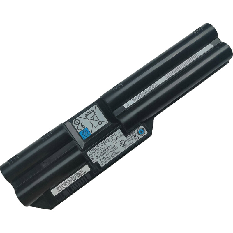 6 Zellen Fujitsu FPCBP273 Akku