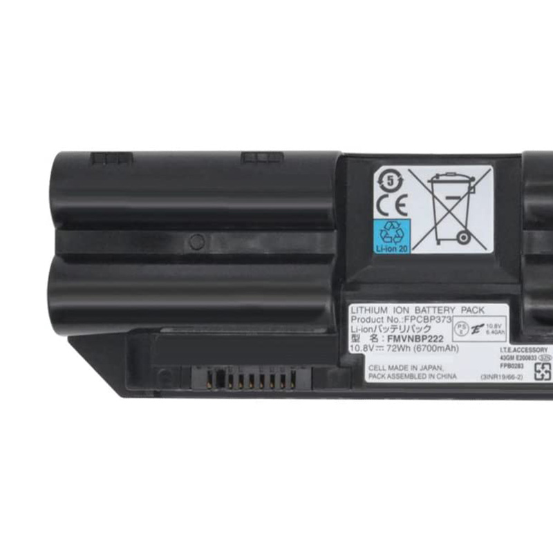 6 Zellen Fujitsu FPCBP273 Akku