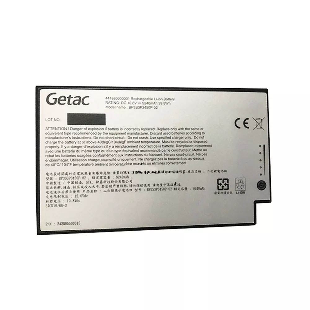 Original 9240mAh 99.8Wh 12-Zellen Getac B300X B300 Akku