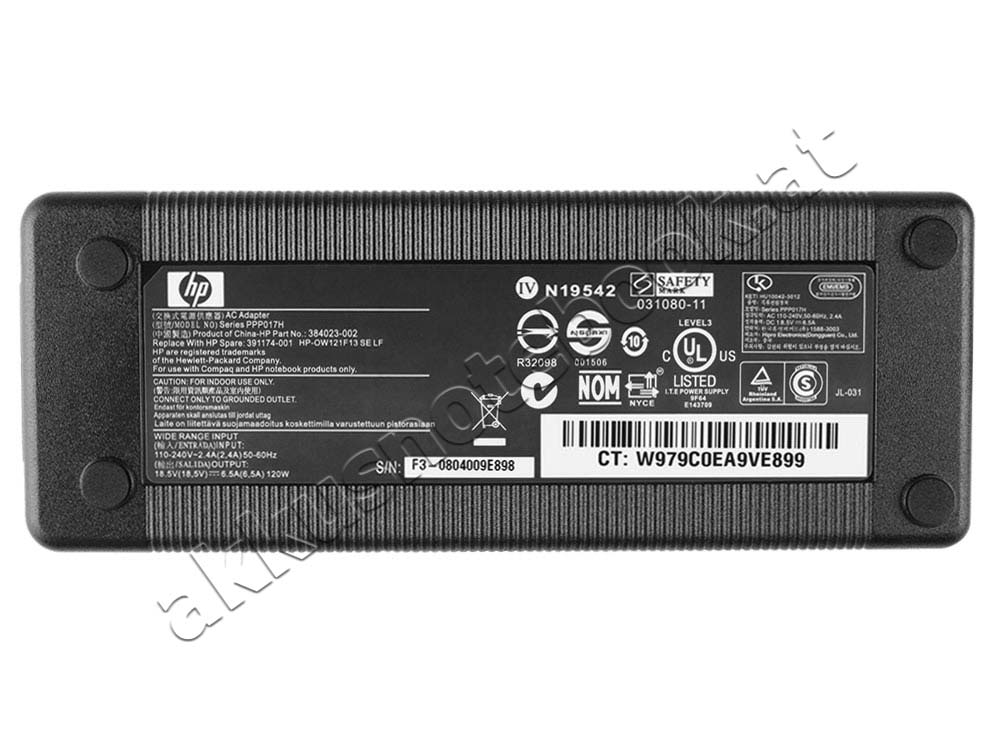 120W HP 608426-001 PPP016L-E PA-1121-42HH Netzteil