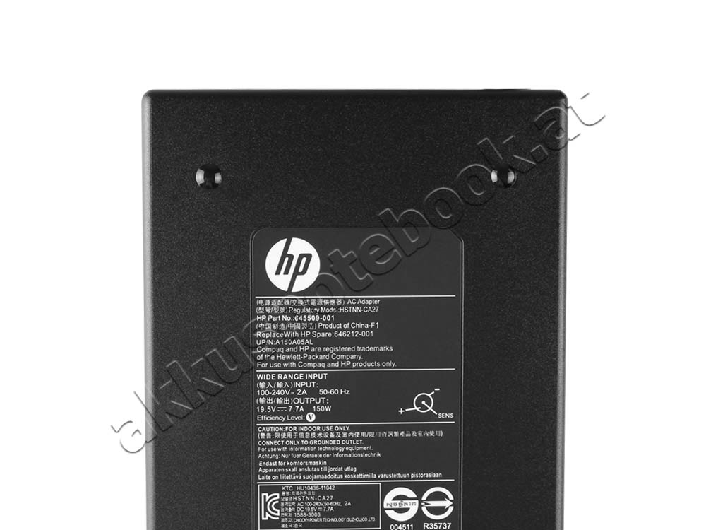Original 150W HP A150A031P Netzteil Ladegerät + Kabel