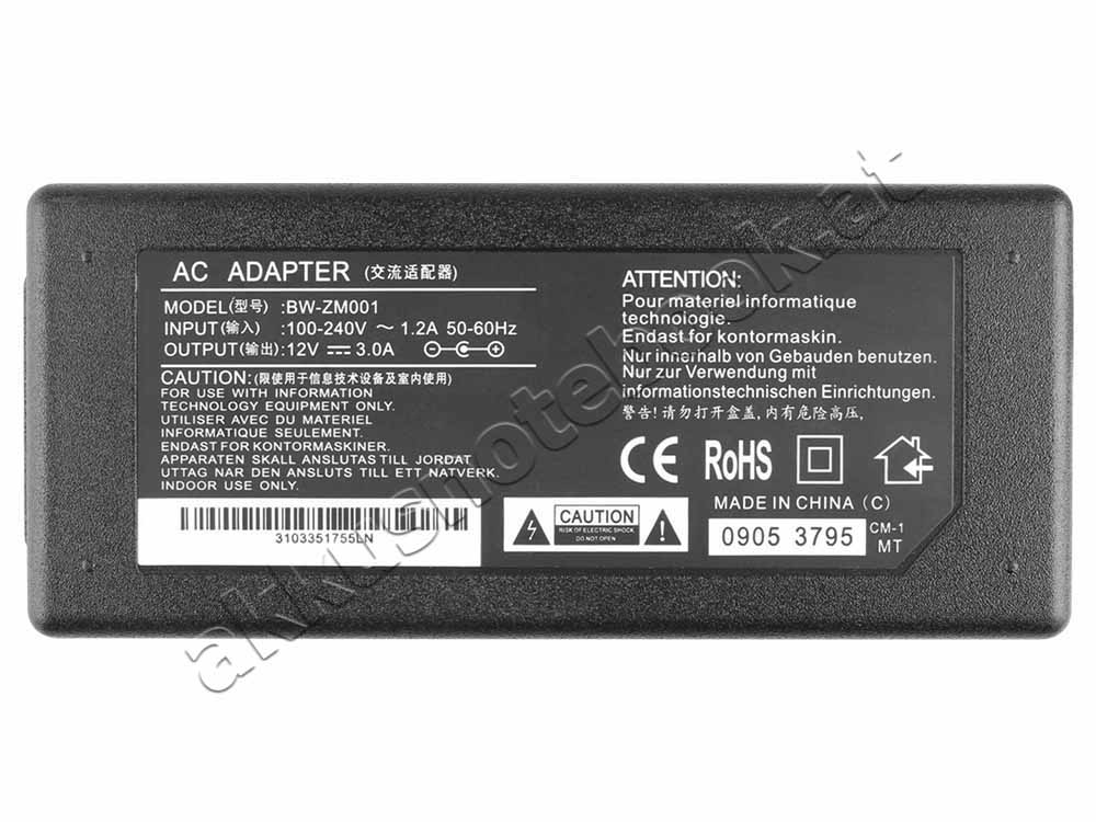 36W Fujitsu 34036144 Netzteil Ladegerät