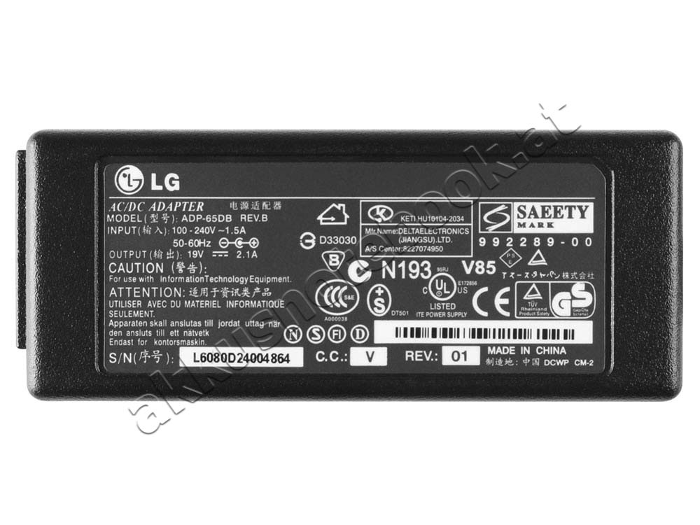 40W LG 13Z940-GT5HK 13Z940-GH3MK 13Z940-GH3PK Netzteil