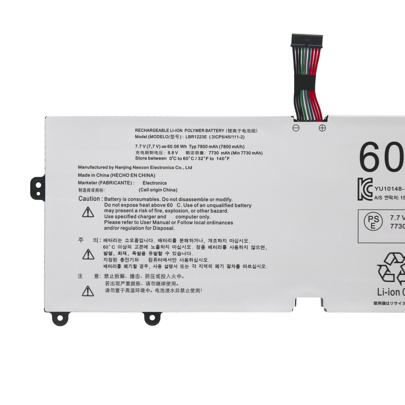 Original 7800mAh 60.06Wh 4-Zellen LG Gram 14Z970-G.AA76C Akku
