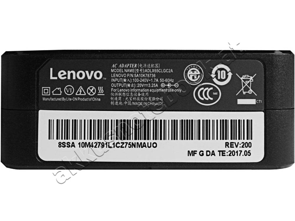 Original 65W Lenovo IdeaPad 3 15ADA05 81W1 Netzteil Ladegerät