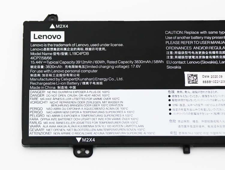 Original 3912mAh 60Wh 3-Zellen Lenovo ThinkBook 14s Yoga G3 IRU 21JG0011GE Akku