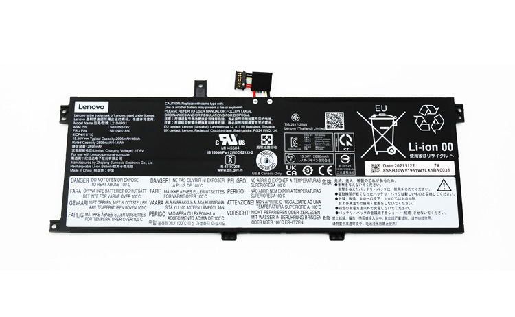 Original 2995mAh 46Wh Lenovo ThinkPad L13 Gen 5 21LB Akku