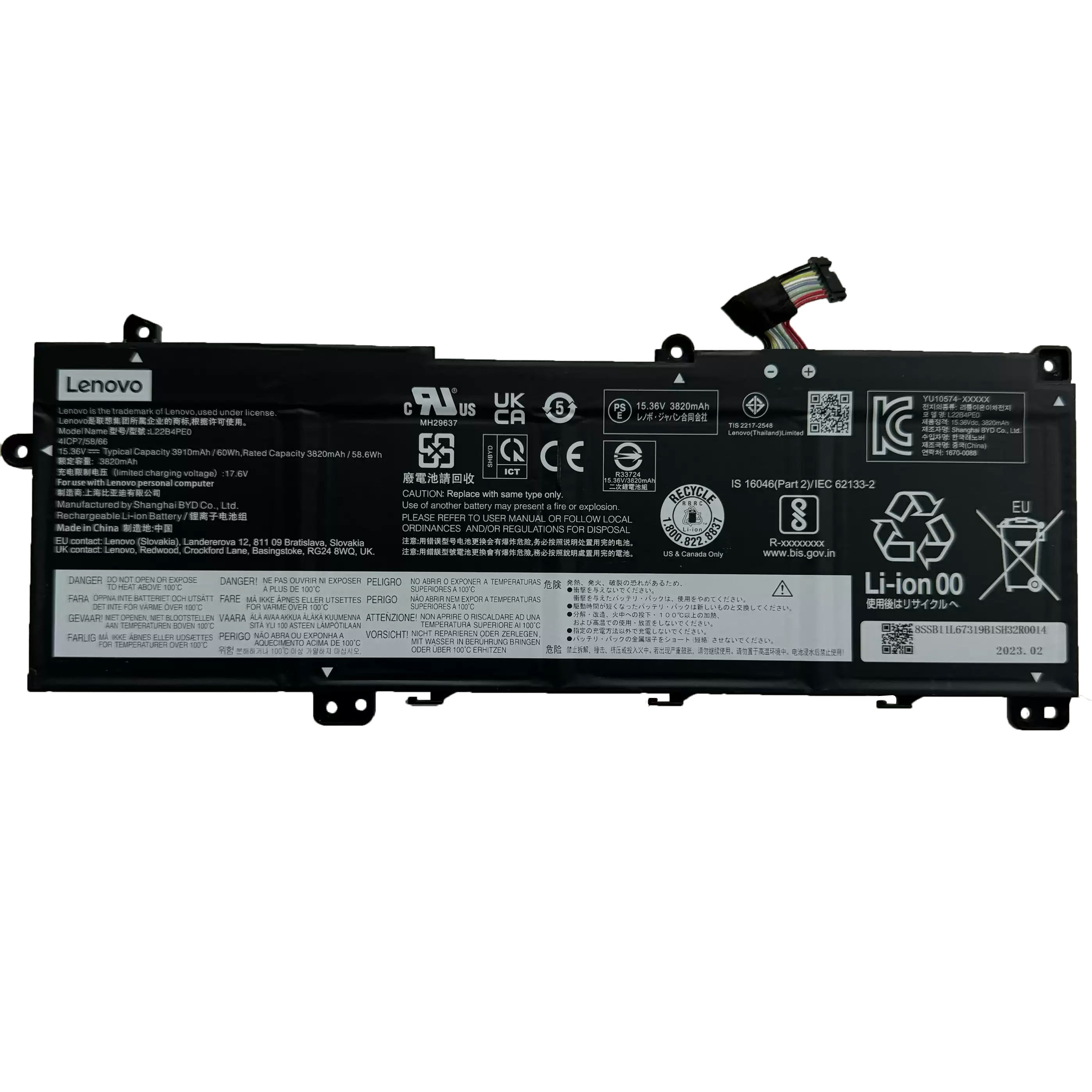 Original 3910mAh 60Wh Lenovo ThinkBook 14 G6 ABP 21KJ Akku