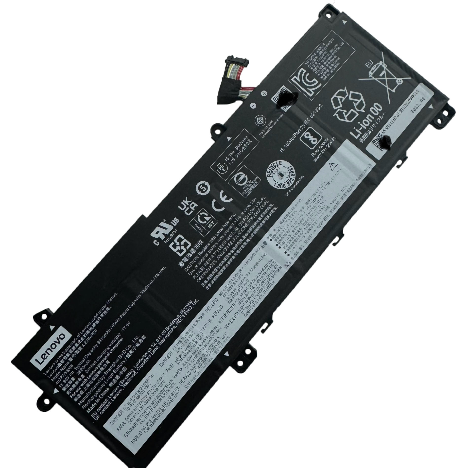Original 3910mAh 60Wh Lenovo ThinkBook 14 G7 ARP 21MV Akku