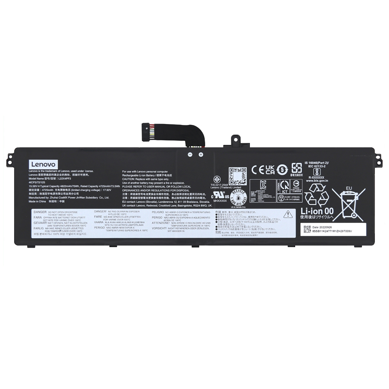 Original 4822mAh 75Wh Lenovo SB11K24756 Akku