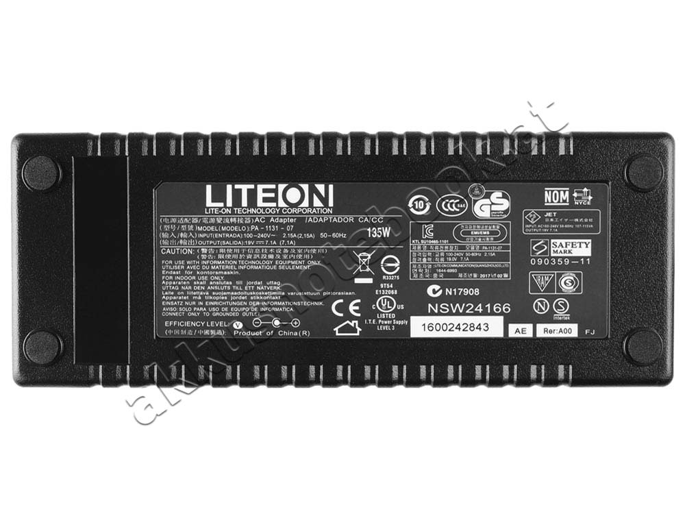 135w Acer Aspire 1514 Netzteil Ladegerät