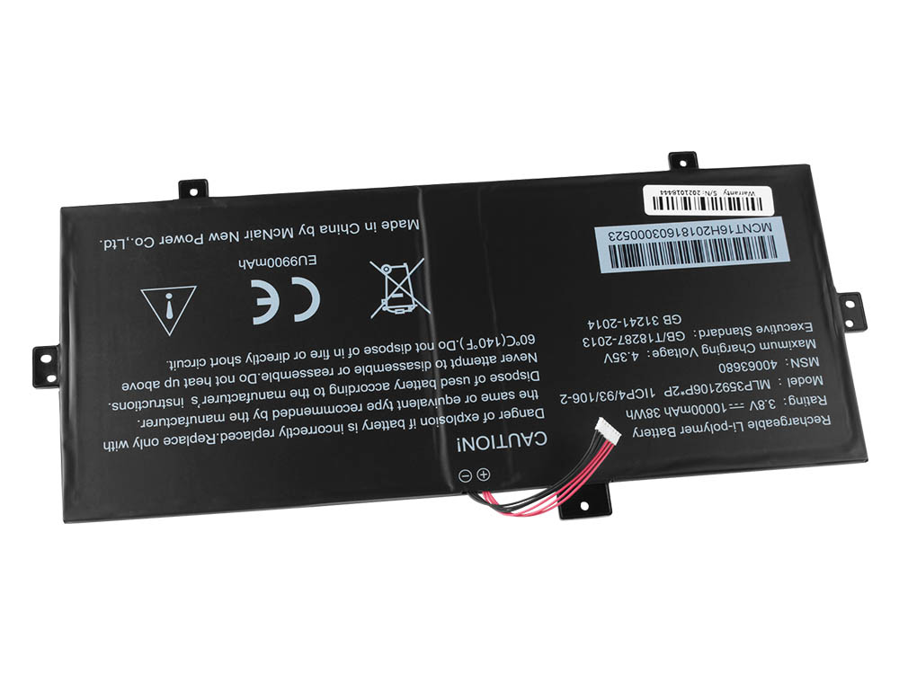10000mAh 38Wh 2 Zellen 7-Line Akku für Medion Akoya E2227T MD 60491 - zum Schließen ins Bild klicken