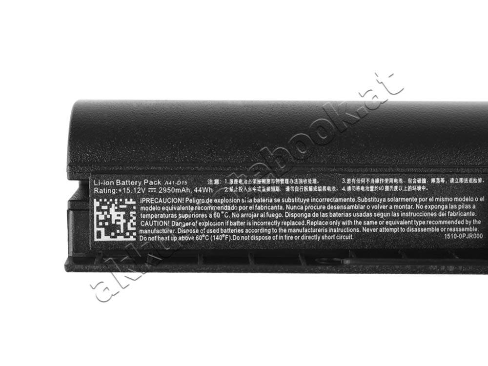 2950mAh 44Wh 4 Zellen Akku für Medion Akoya E6421 MD 99549