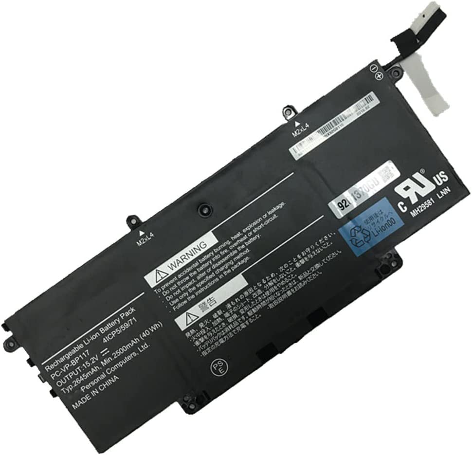 Original 2500mAh 40Wh 4-Zellen NEC 4ICP5/59/71 Akku