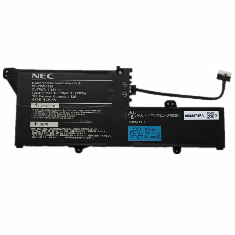 Original 3166mAh 33Wh 3-Zellen NEC LaVie GN10R7/9A Akku