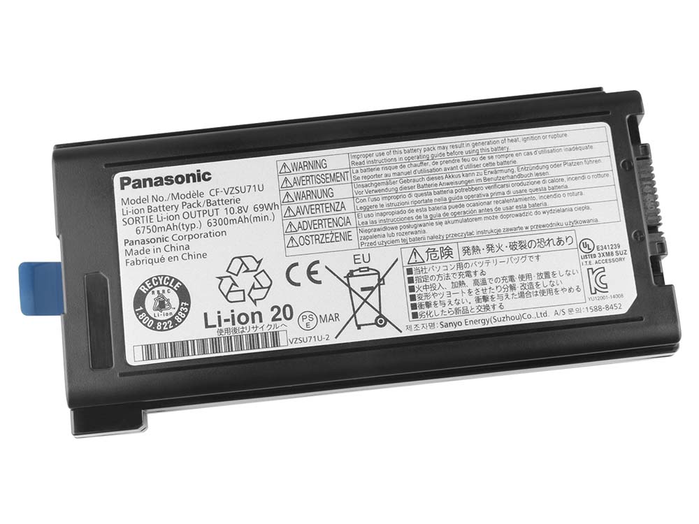 Original 4200mAh 46Wh 6-Zellen Panasonic CF-VZSU46AT Akku