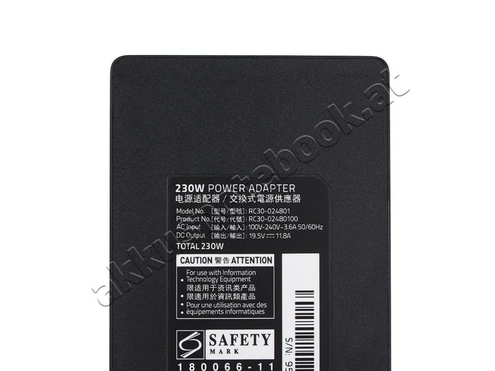 230W Razer Blade 15 RZ09-02886 RZ09-02887 RZ09-02888 Ladegerät