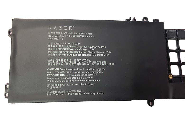 Original 4583mAh 70.5Wh 4-Zellen Razer RZ09-0406BEA3-R3U1 Akku