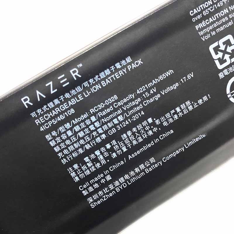 Original 4221mAh 65Wh Akku Razer Blade 15 Advanced 2020 RZ09-0330x