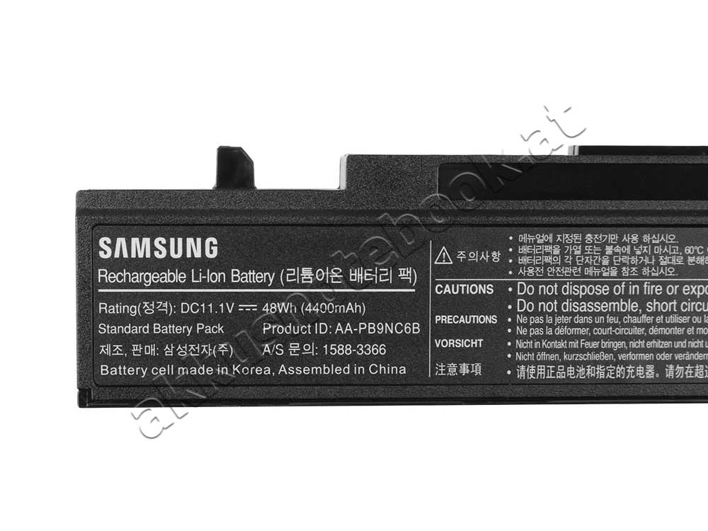 48Wh 6-Zellen Samsung NP-Q310-AA01DE NP-Q310-AA01FR NP-Q310-AA02FR Akku