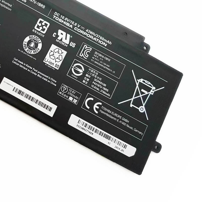 Original 10.8V 3760mAh 43Wh Akku für Toshiba PA5187U-1BRS