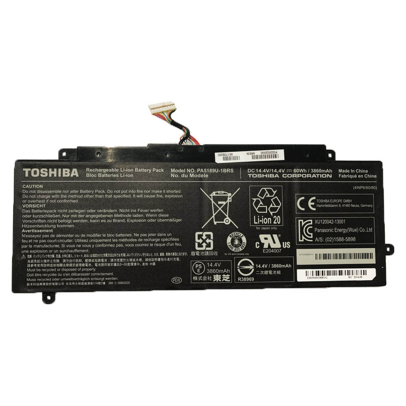 Original 14.4V 3860mAh 60Wh Akku für Toshiba PA5189U-1BRS