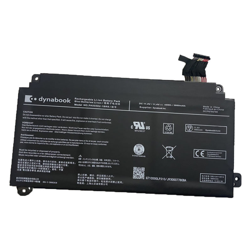Original 11.4V 3860mAh 45Wh Akku für Toshiba Dynabook PA5344U-1BRS