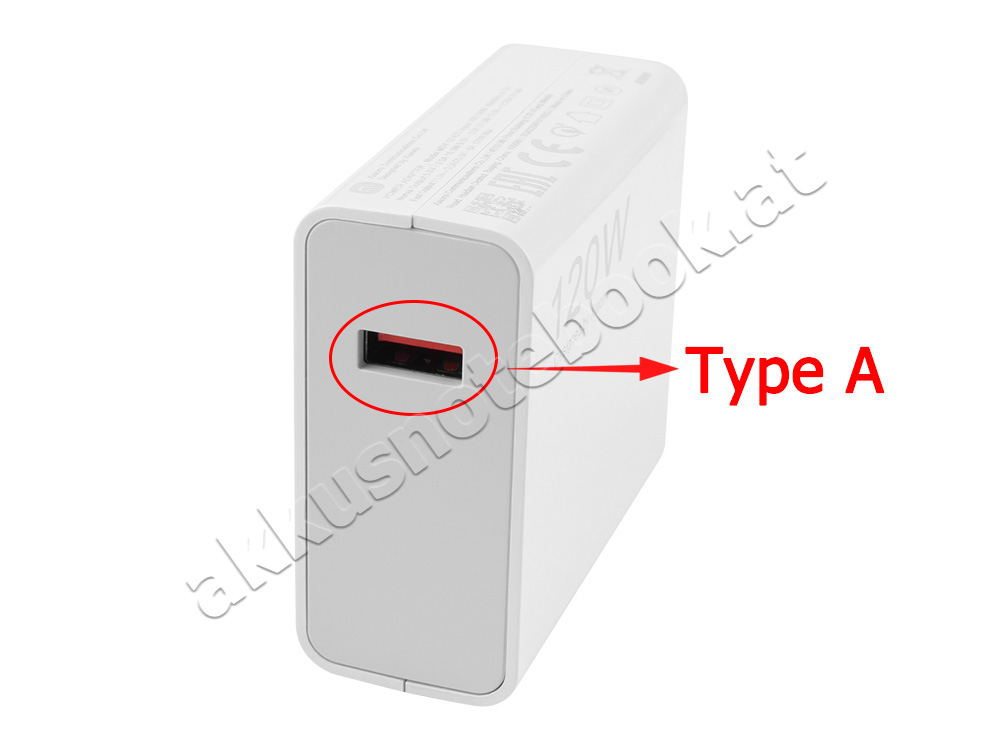 Original 120W Xiaomi MDY-12-ED GaN Schnell Netzteil Ladegerät