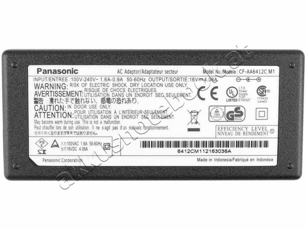 65W Panasonic CF-SX3EDRTS CF-SX2ADHTS CF-SX2AMHTS Netzteil